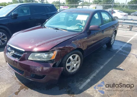 2006 Hyundai Sonata Gls V6/Lx V6 из США, поврежденный, VIN 5NPEU46F46H001709